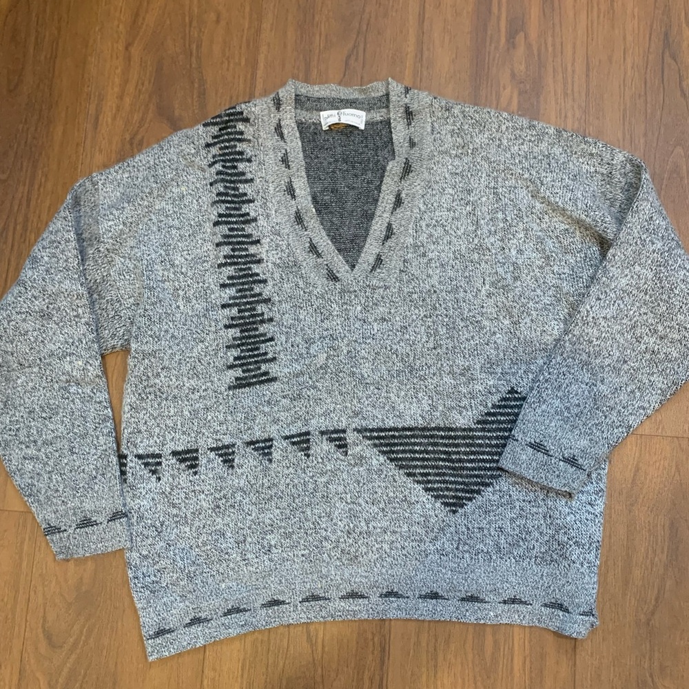 Italy made wool sweater - men L / XL